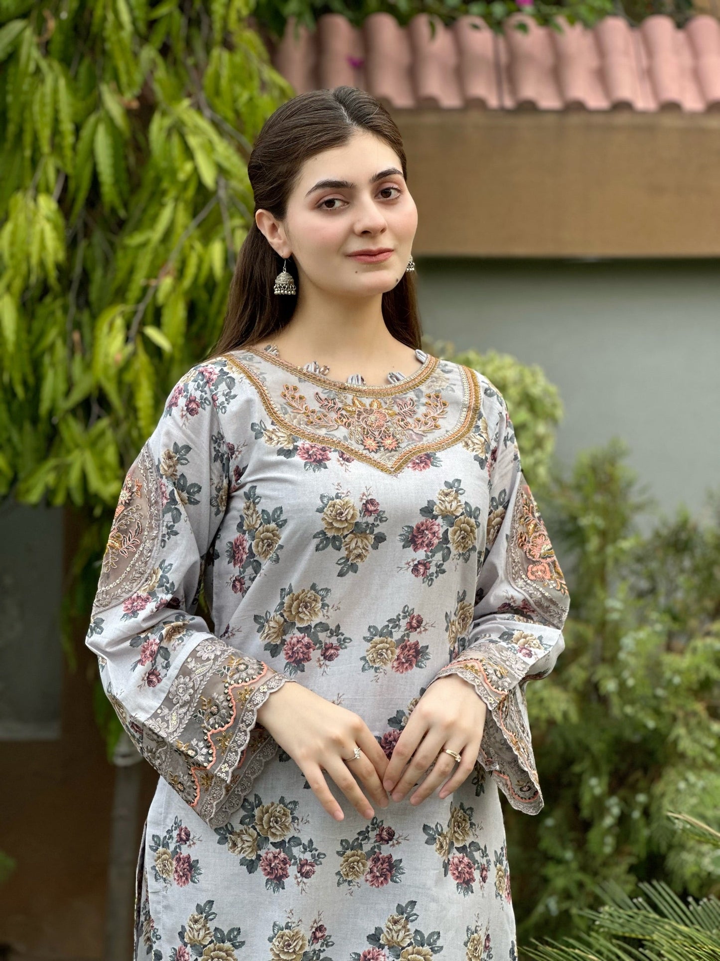 RkS 2Piece Embroidered Stitched Suit